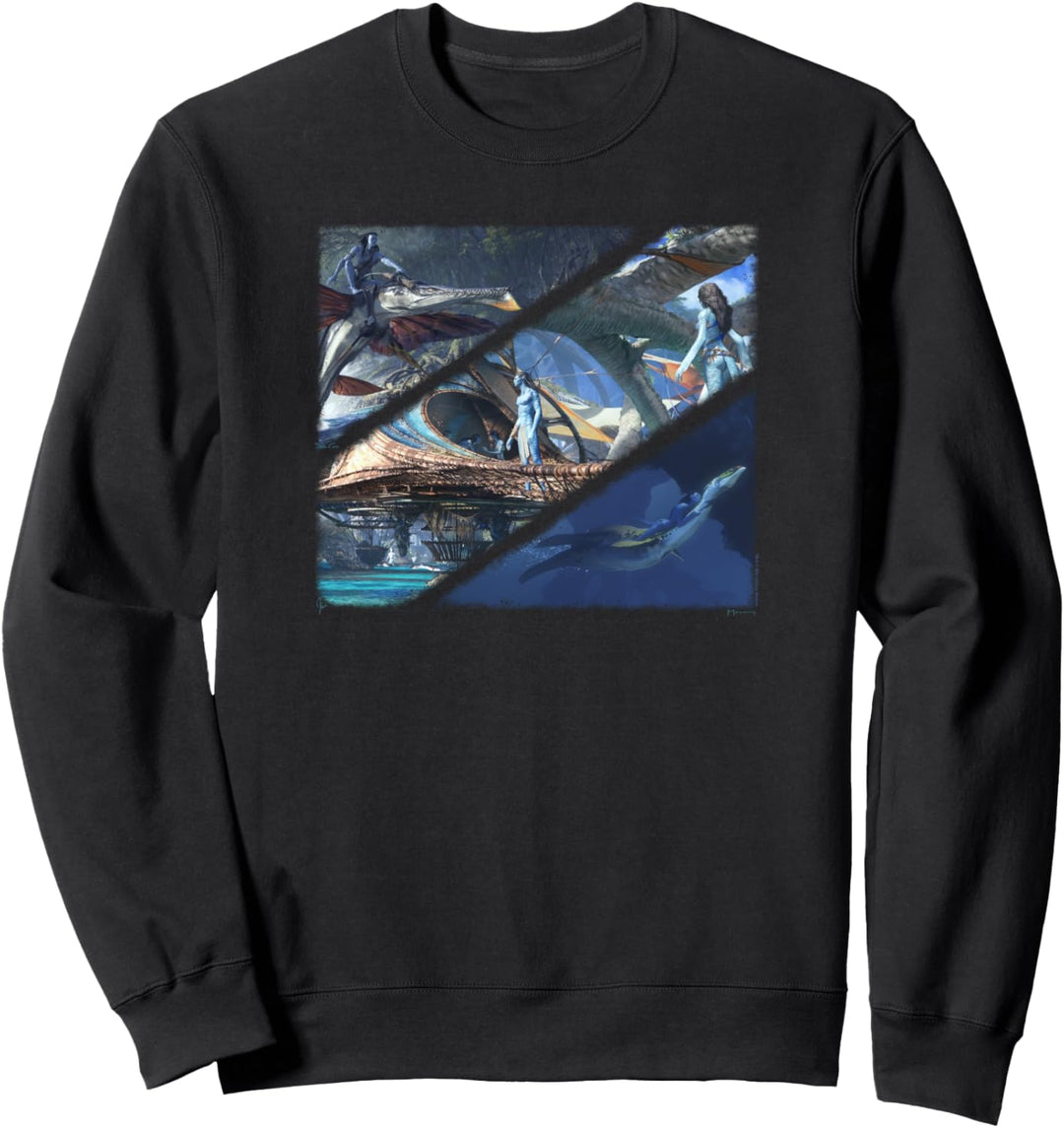 Art of Avatar Collection: Art of Avatar Collage Sweatshirt