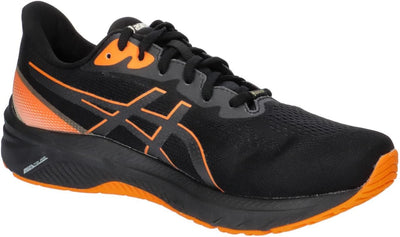 ASICS GT 1000 12 GTX Mann Laufschuhe Schwarz Orange, 45 EU