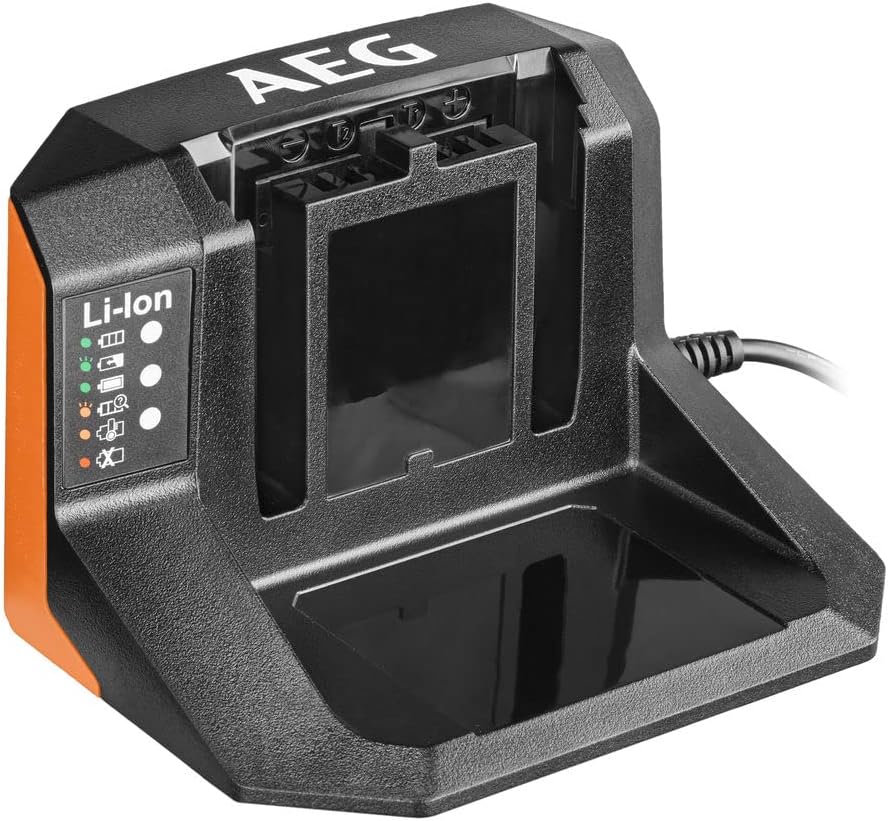 AEG - Set mit 2 Akkus 4 Ah 18 V (PRO18V) und Ladegerät, Lieferung in Aufbewahrungstasche – SETLL1840