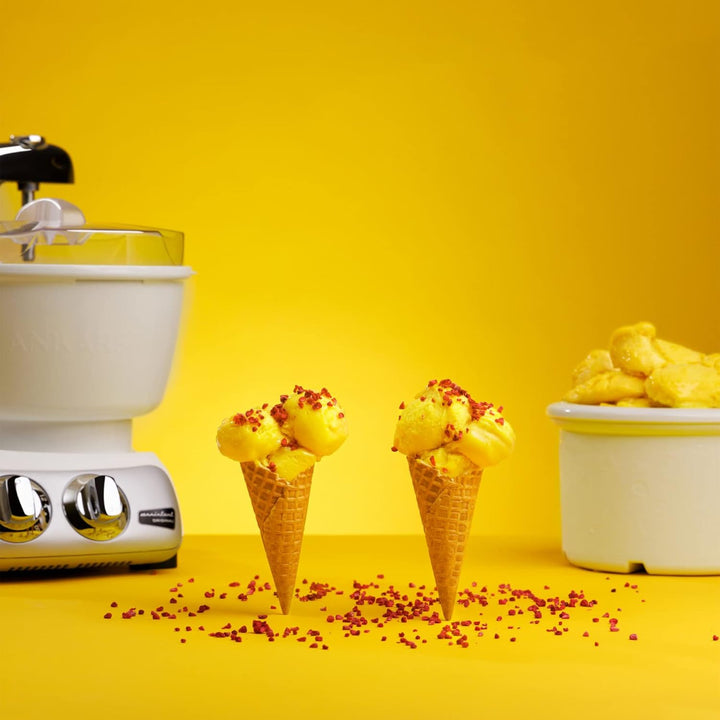 Ankarsrum Ice Cream Maker + Spatel | Speiseeismaschine Zubehör für Assistent Original N1–N30, Eis, S