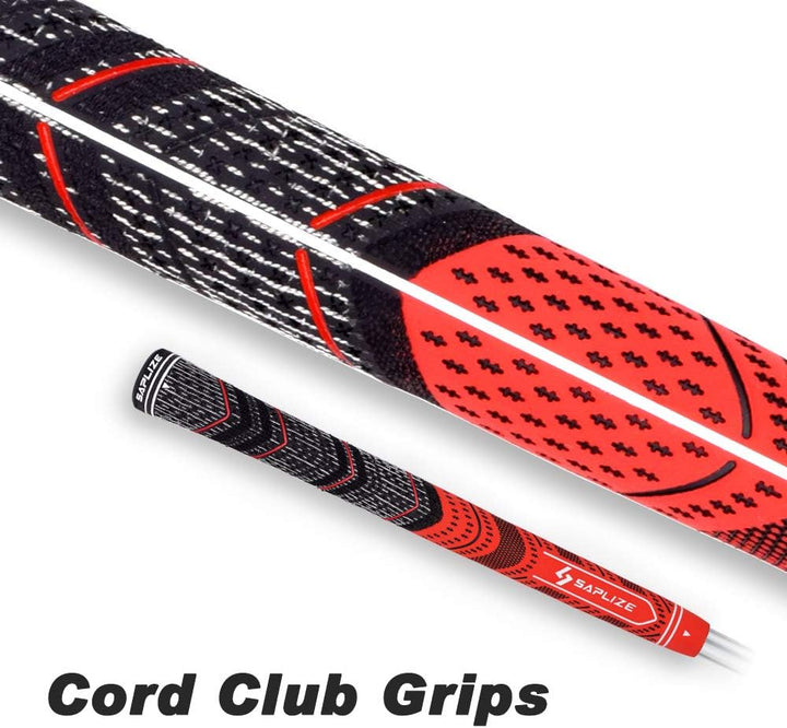 SAPLIZE Golf Grips Mittelgrosse 13 Griffe mit vollständigem Regripping-Kit Allwetter-Compound-Hybrid