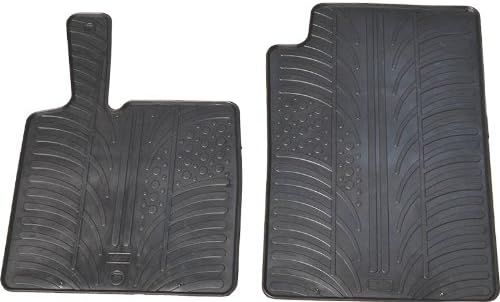 Satz Gummimatten kompatibel mit Smart ForTwo 2006-2014 (T Profil 2-teilig + Montage-clips)