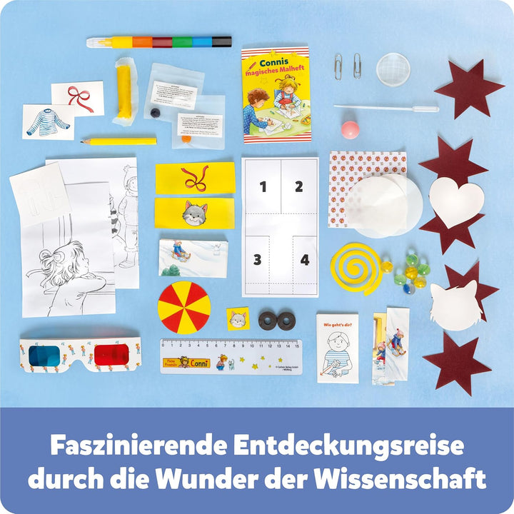 FRANZIS 67207 - Meine Freundin Conni Adventskalender, 24 altersgerechte Experimente für die Weihnach