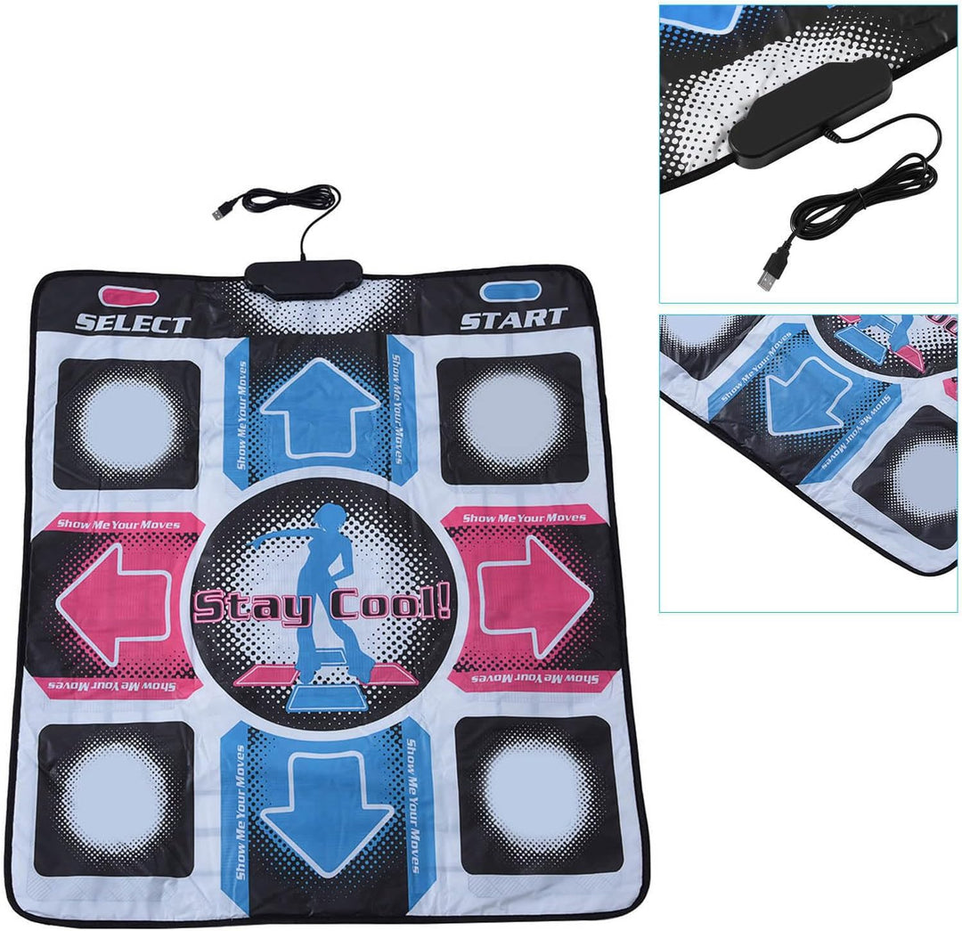 Tanzmatte für Nonslip Dance Pad – EIN Hochempfindliches Tanzspielpad mit USB-Konnektivität, Kompatib