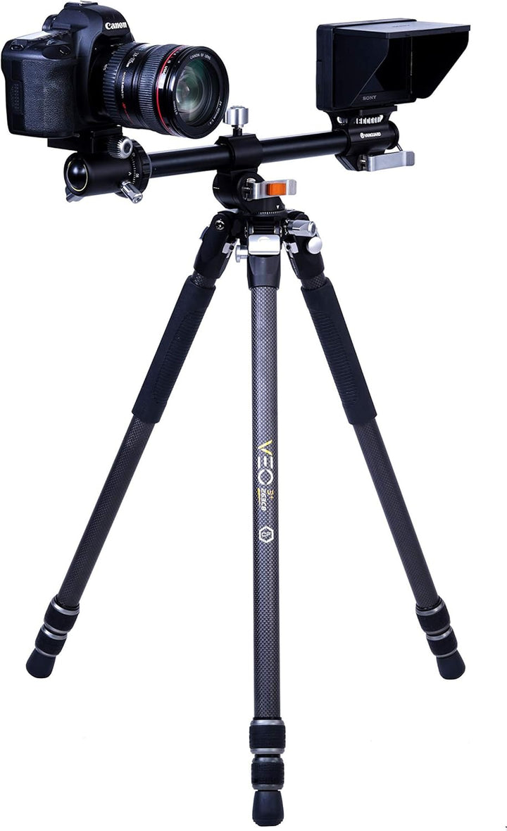 Vanguard VEO 3+ 263CB - Stativ mit umklappbarer Mittelsäule und Kugelkopf Carbon Kugel, Carbon Kugel