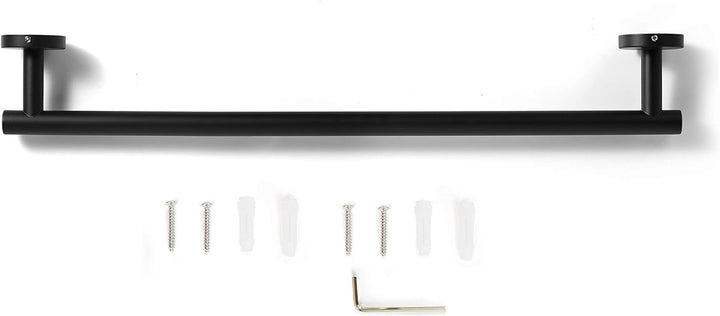 Ambrosya - Handtuchhalter aus Edelstahl in Schwarz - Bad Badezimmer Halter Halterung Handtuch Handtu