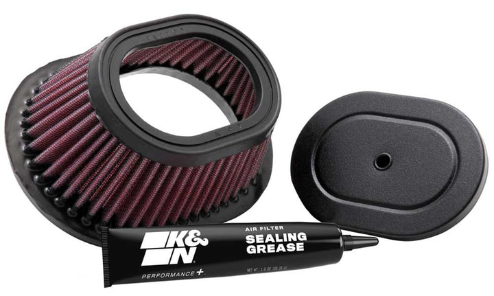 K&amp;N YA-2088 Motorrad Luftfilter, Rot