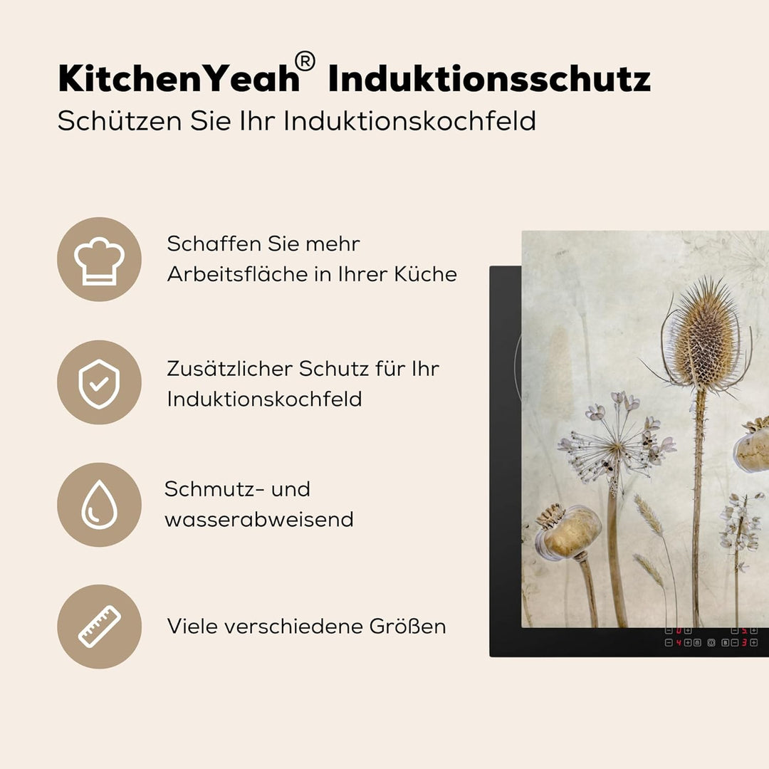 Herdabdeckplatte Einteilig Ceranfeld Abdeckplatte für Induktionsschutz Ceranfeldabdeckung Vinyl Herd