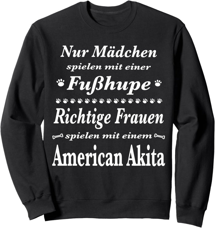 American Akita Tshirts - American Akita Hund - Fusshupe Sweatshirt