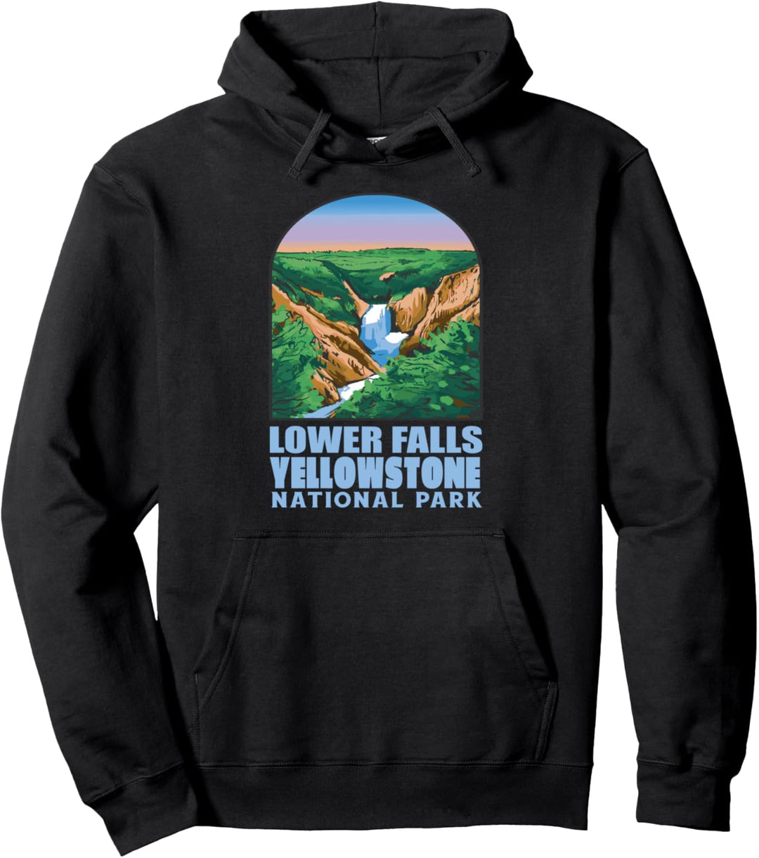 Lower Falls Yellowstone Nationalpark Pullover Hoodie