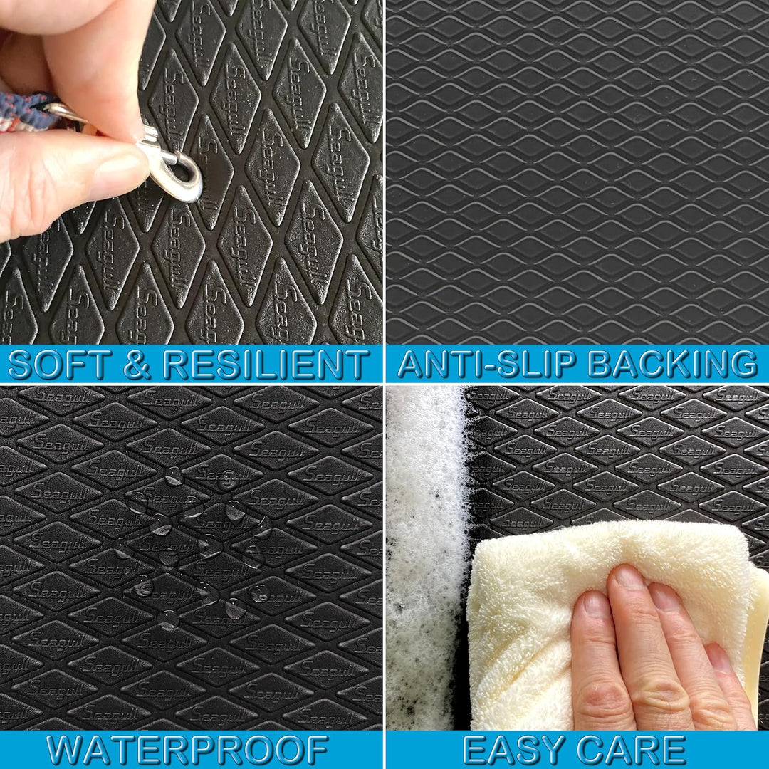 Seagull Mehrzweck Pflegematte für Haustiere 60×90cm | Antirutschmatte für Hunde &amp; Katzen, weich &amp; ru