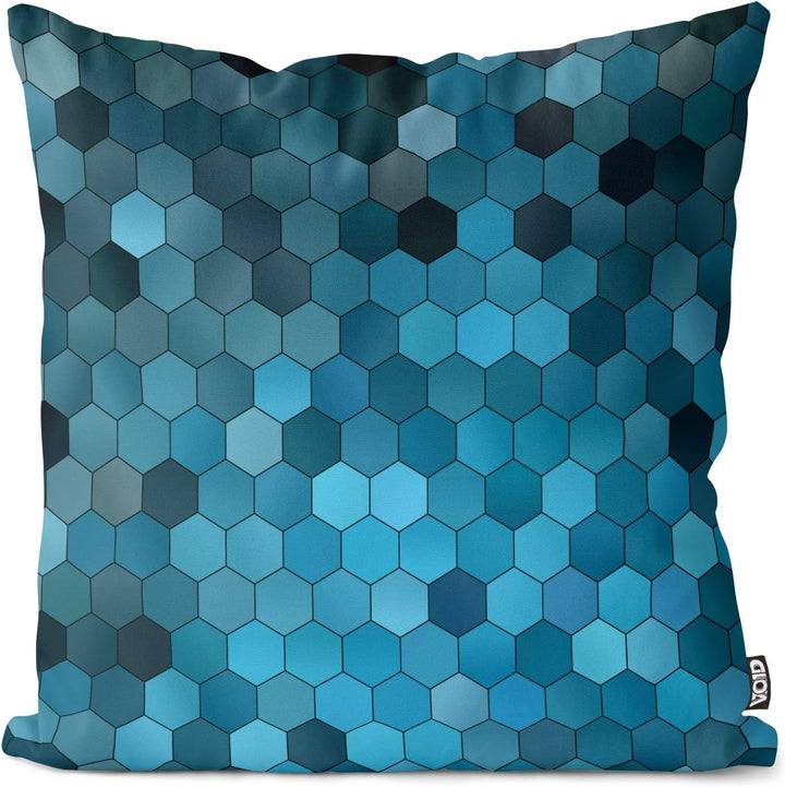 VOID Hexagon Muster Kissenbezug Kissenhülle Sofakissen Kissen Deko Outdoor-Kissen Dekokissen, Kissen