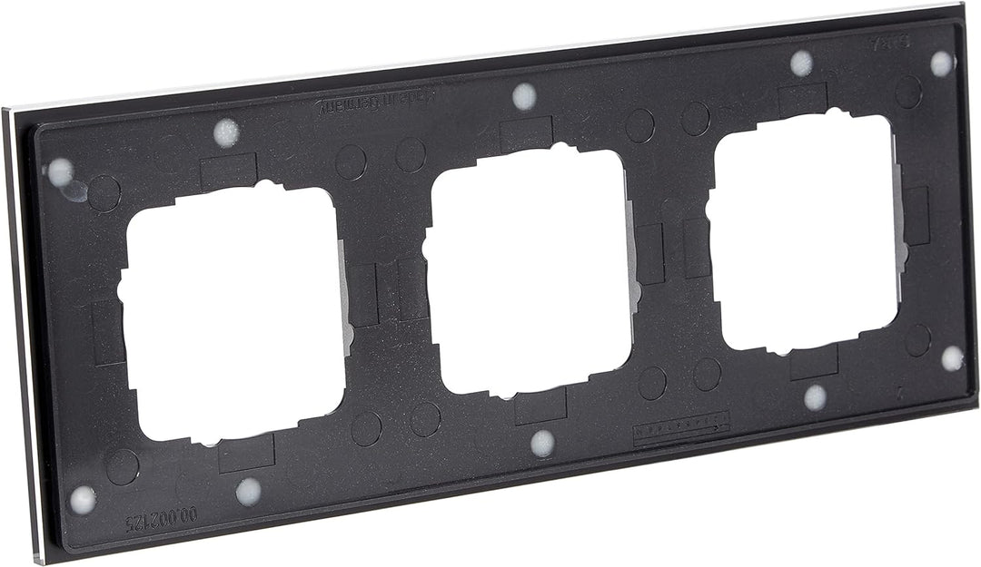 Gira 021305 Rahmen 3-fach Esprit Glas, schwarz 3fach, 3fach