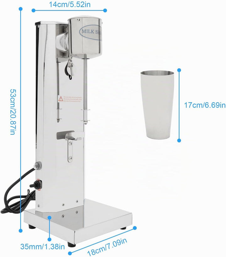 Standmixer Milchshake Maker Drink Mixer 180W Elektrischer Standmixer Mixer Smoothie Maker Milchshake