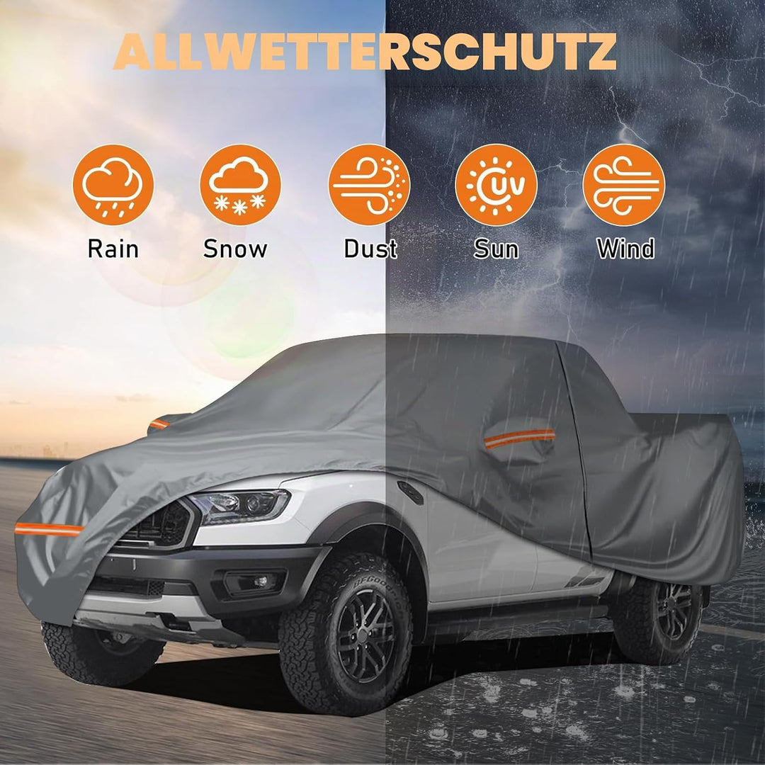 Autoabdeckung Wasserdicht für Ford Ranger, Toyota Hilux, Nissan Navara, VW Amarok, Vollgarage Autopl