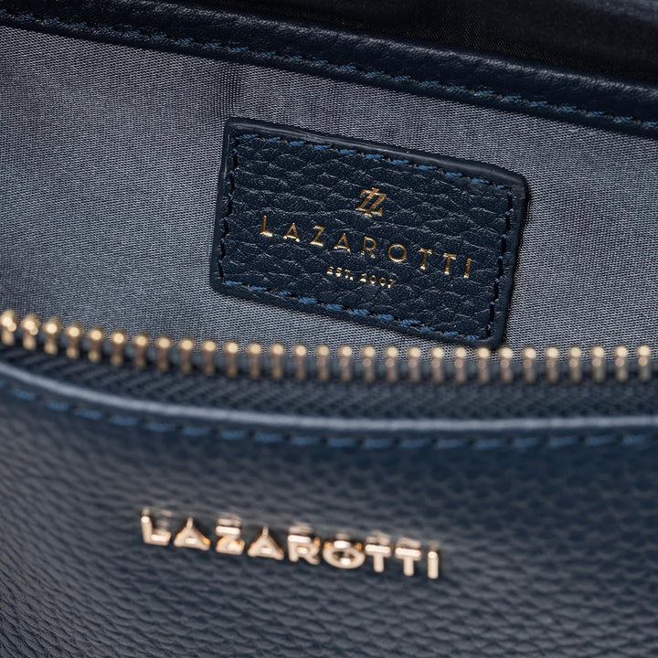 Lazarotti Bologna Leder Gürteltasche Damen | längenverstellbarer Tragegurt | grosse Bauchtasche 31 c