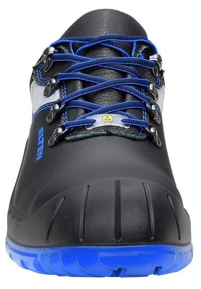 ELTEN Sicherheitsschuhe ALESSIO XW Low ESD S3, Damen und Herren, Lederschuh, robust, Blau, Stahlkapp