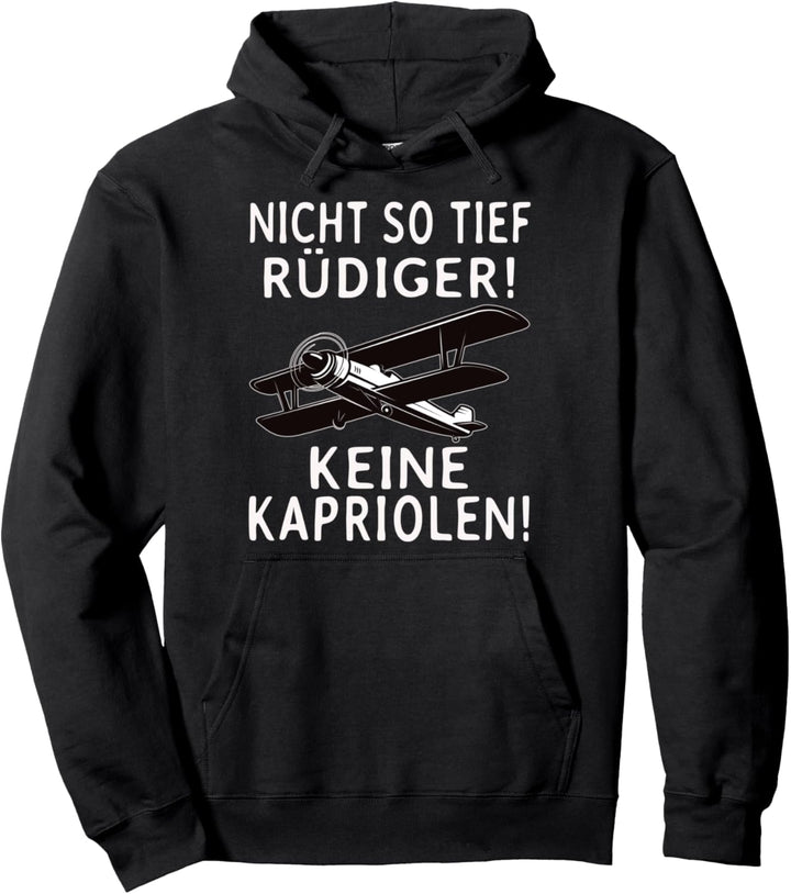Nicht So Tief Rüdiger Lustiges Flug Satire Modellbau Pullover Hoodie