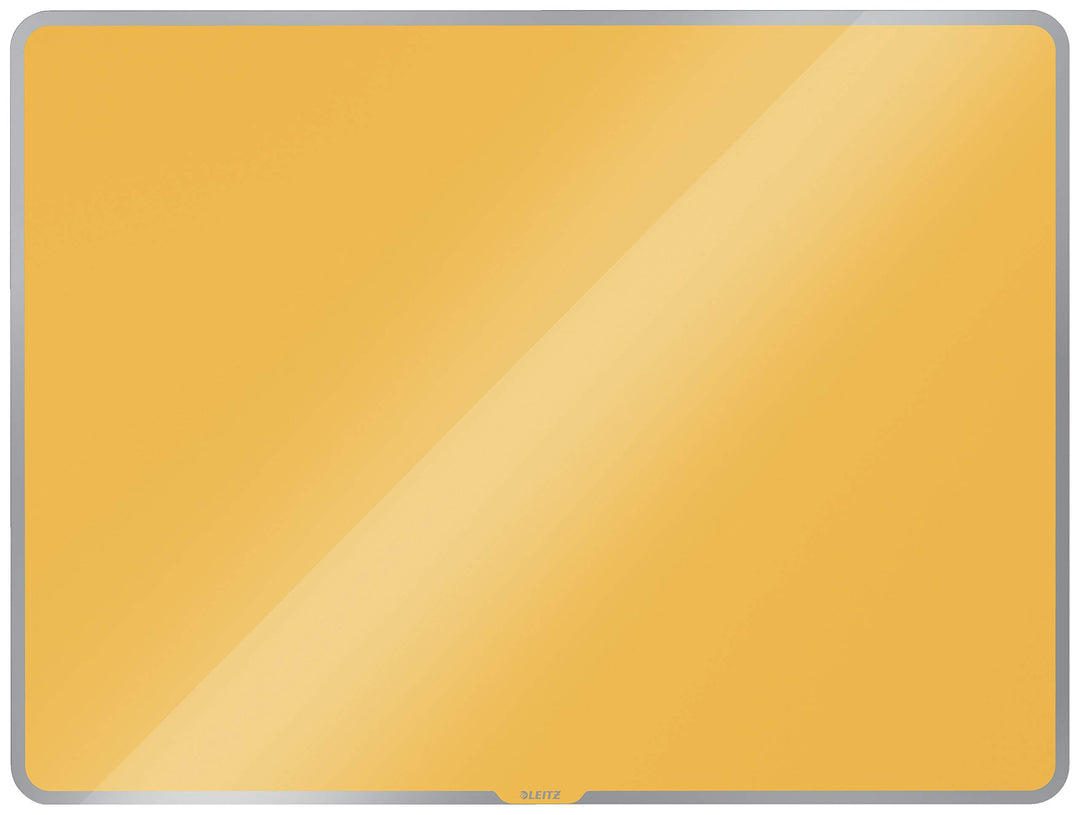 Leitz magnetisches Whiteboard aus Glas, 800 x 600, Warmes Gelb, Cosy-Serie, 70430019 800 x 600mm War