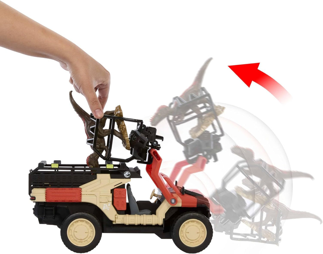 Mattel Jurassic World: Die Wiedergeburt Matchbox RC Spielzeug-Truck, ferngesteuertes batteriebetrieb