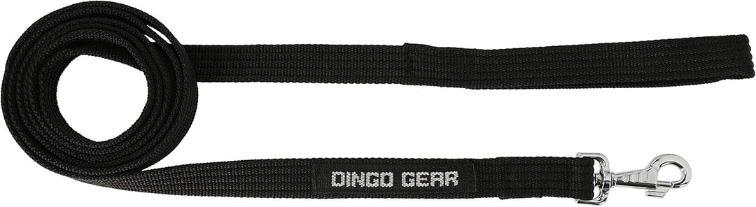 Dingo Gear Hundeleine aus Stylonband Länge 250 cm Breite 2,8 cm Leine Einzel für Starke grosse Hund