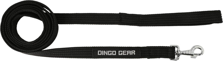 Dingo Gear Hundeleine aus Stylonband Länge 250 cm Breite 2,8 cm Leine Einzel für Starke grosse Hund
