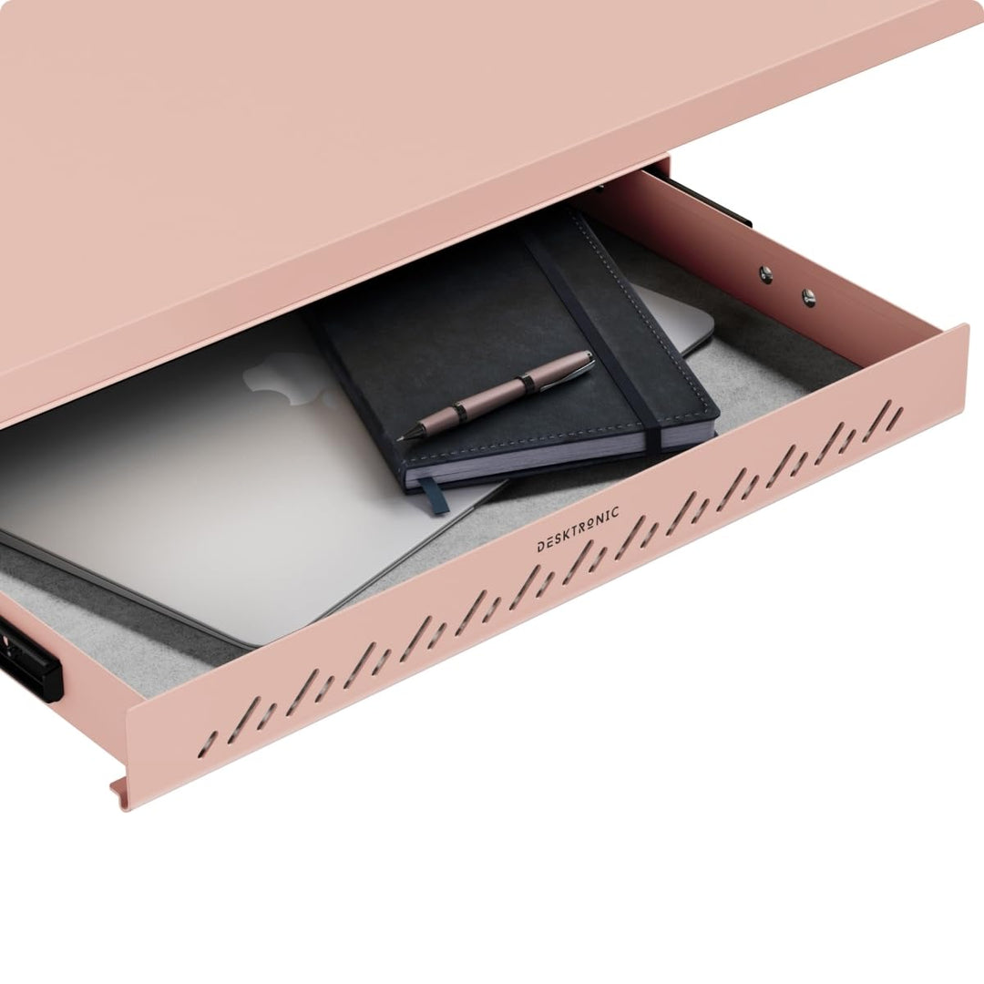 Desktronic Schreibtisch-Organizer, Untertisch-Aufbewahrungsbox, Schreibtisch für Büro Schule Homeoff