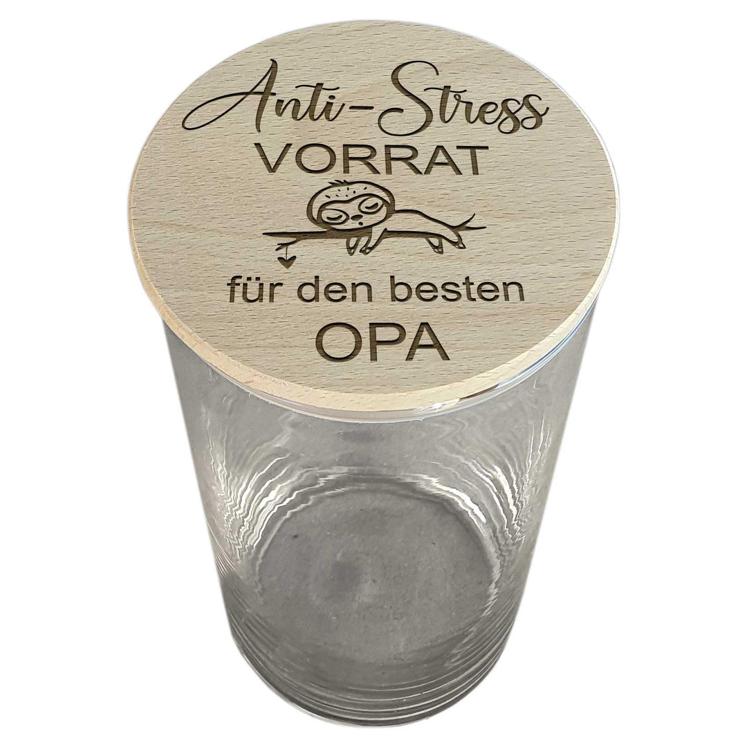 Dankeschön Geschenke XL Vorratsglas zum Befüllen lustige Anti Stress Geschenk Idee Danke Kleinigkeit