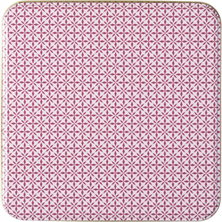 Brandsseller 3er Set Keksdose Rosa/Pink Eckig Weihnachtsdose Plätzchendose Gebäckdose Aufbewahrungsd