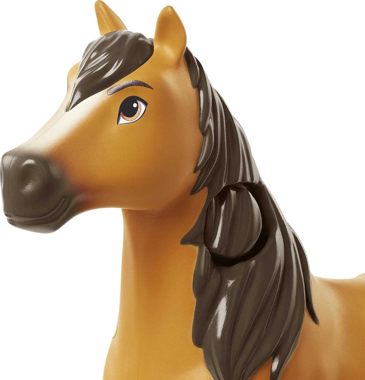 Dreamworks Spirit GXF95 - Reitabenteuer Set mit Lucky Puppe (17,78 cm) & Pferd Spirit (20,32 cm), Sp