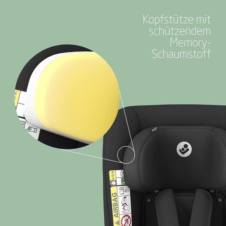Maxi-Cosi Mica Eco i-Size, Autositz 360 Grad drehbar, 3 M–4 J (61–105 cm), i-Size Baby Autositz, 5 L