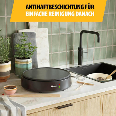 Tristar Crêpe-Maker - 30 cm - 1200 W - Schnelles Aufheizen - Antihaftbeschichtung - 10 Heizstufen -