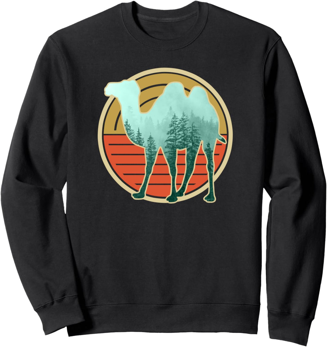 Kamel Retro Vintage Wildlife Tier Sweatshirt