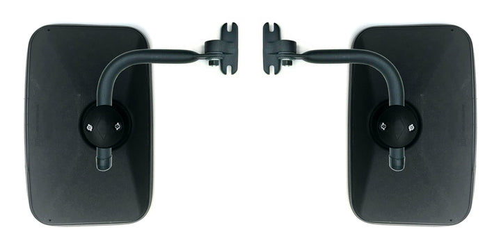 2x Aussenspiegel 250x165 E20 ø15-22 und Spiegelhalter für Traktoren NEW HOLLAND, URSUS, ZETOR, JD, M