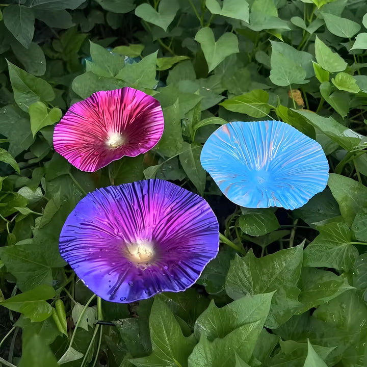 Regenfänger Gartenstecker Rost, Insektentränke Garten, Rostdeko GartendekoMetall Gartendeko für Drau