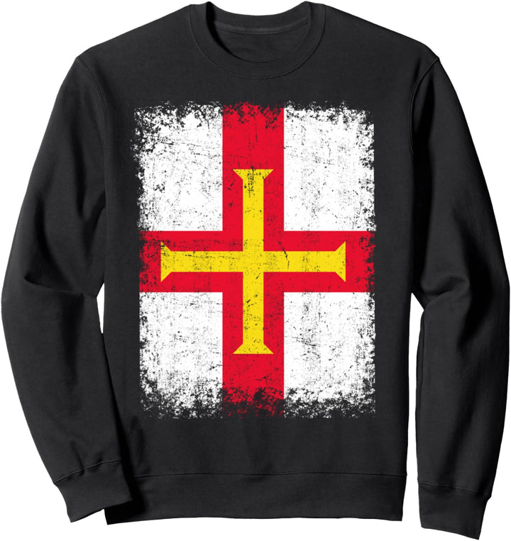 Guernsey Flagge Guernsey Geschenke Love Guernsey Sweatshirt