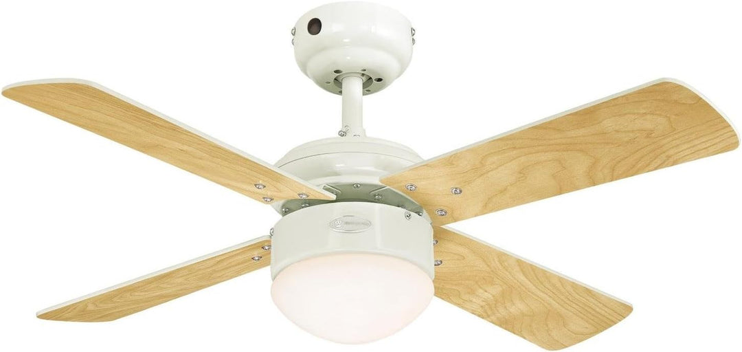 Westinghouse Lighting 7242040 Deckenventilator mit Beleuchtung, Metall, 17 watts, 90 x 90 x 38 cm, A