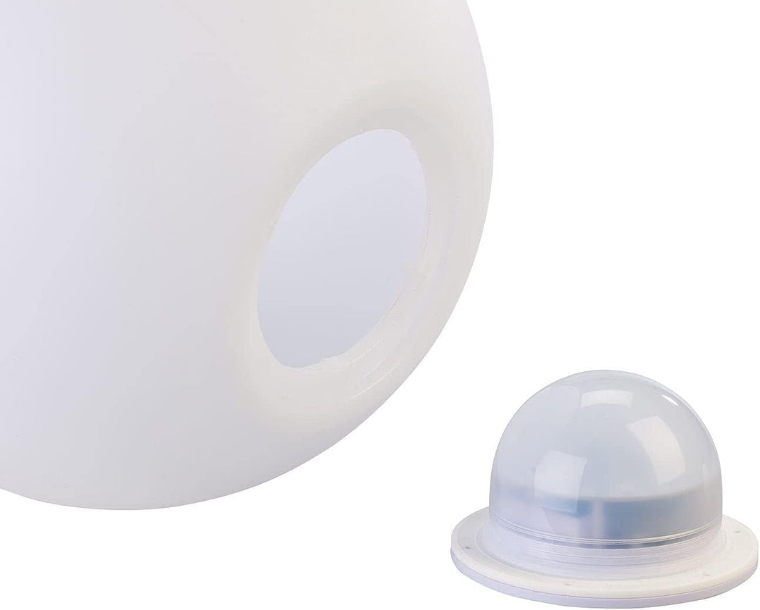 Lunartec LED-Stimmungslampen: 2er-Set Akku-Leuchtkugeln für innen & aussen, Ø 30 cm, IP54, RGBW-LED