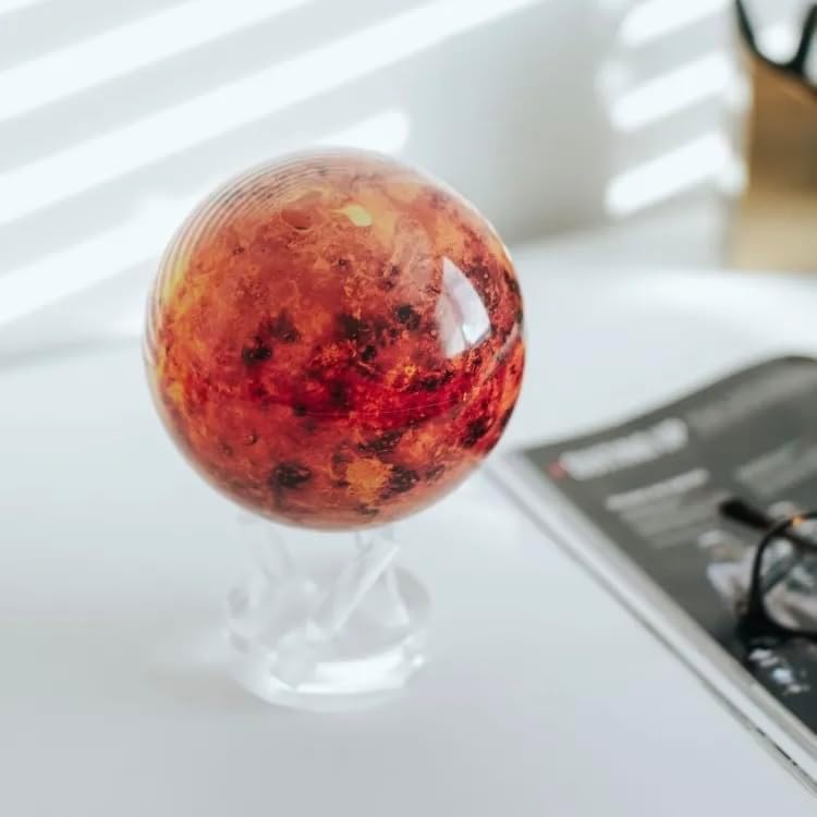 MOVA Globus Weltraumserie Venus 4.5" mit Sockel, solarbetriebener rotierender Globus, einzigartiges
