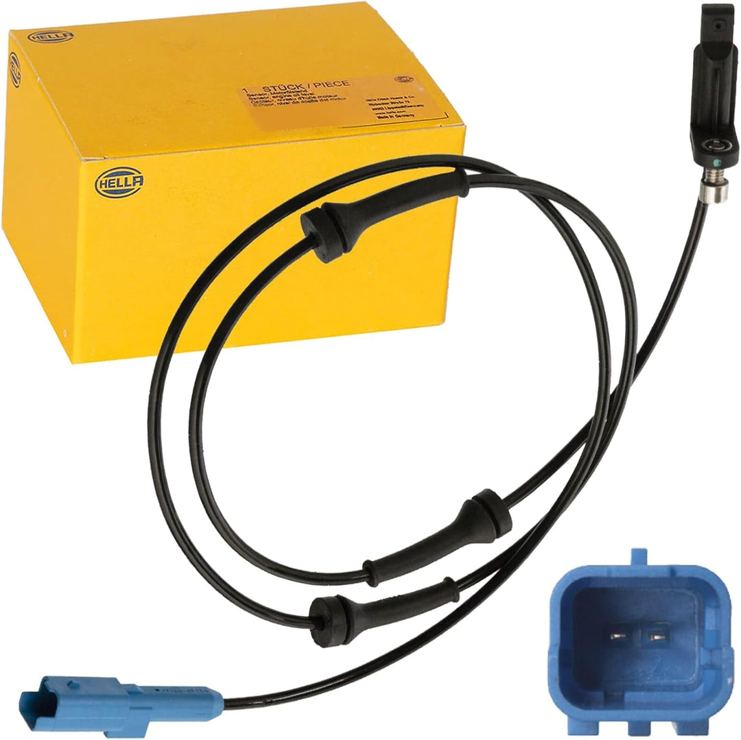 HELLA 6PU 012 806-701 Sensor, Raddrehzahl - 2-polig - Vorderachse beidseitig - Kabel: 1165mm