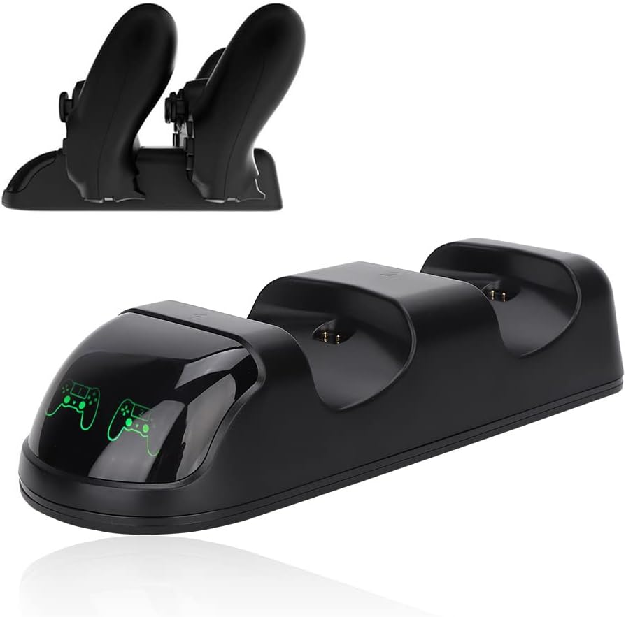 Cuifati 2-in-1-USB-Ladestation -Ladestation, Controller-Ladegerät, Control Gamepad USB-Port Dual-Lad
