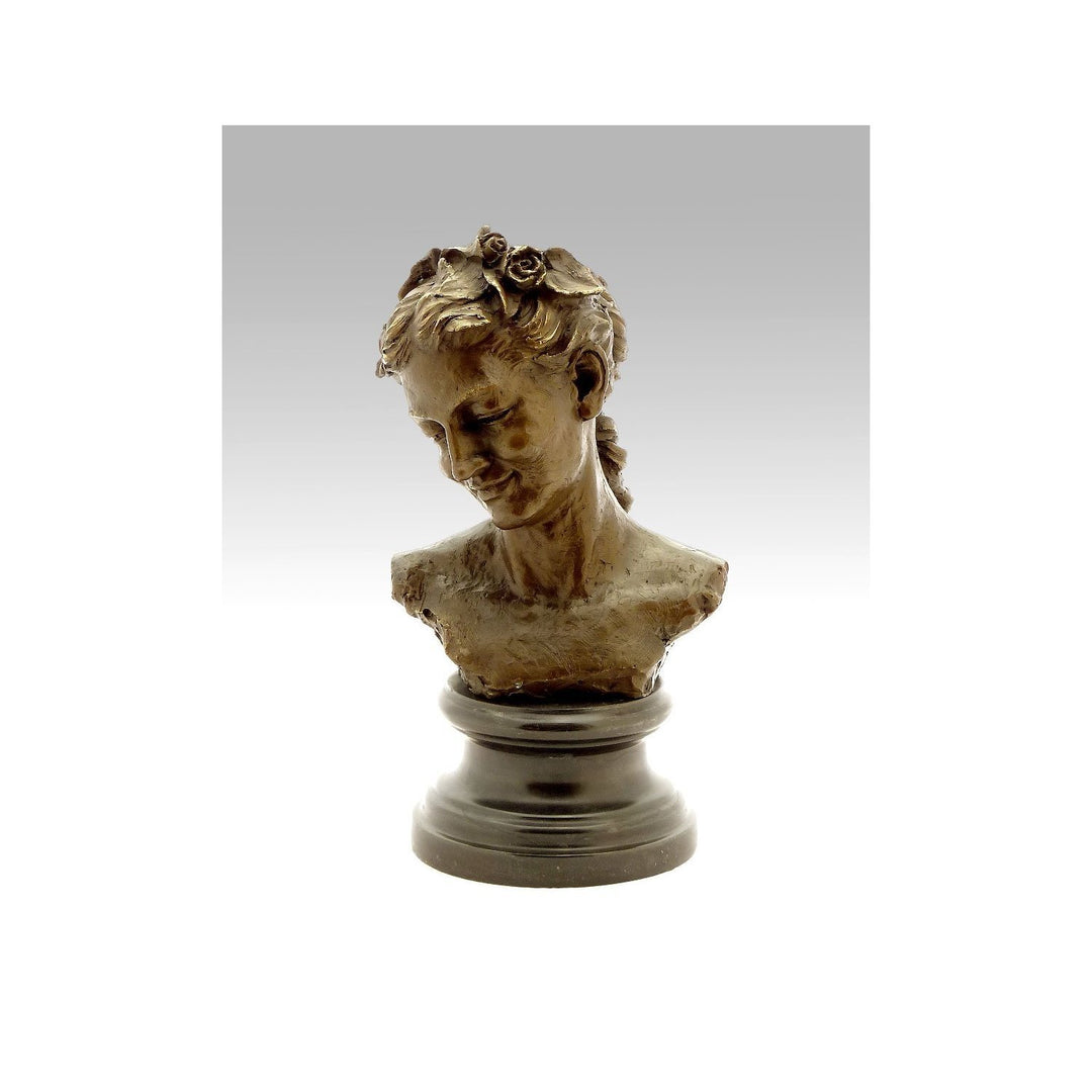 Kunst &amp; Ambiente - Bacchante with Lowered Eyes (1872) - Jean-Baptiste Carpeaux - Skulptur - Plastik