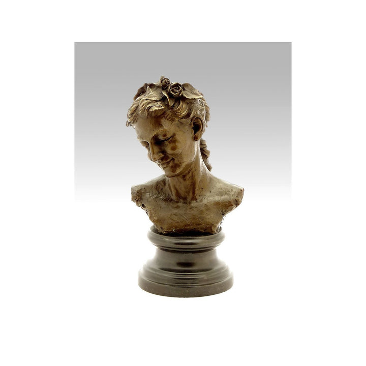 Kunst &amp; Ambiente - Bacchante with Lowered Eyes (1872) - Jean-Baptiste Carpeaux - Skulptur - Plastik