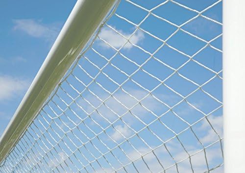 TORNETZ - Fussball - 5 x 2 x 0.8 x 1.6m - 4 mm - Weiss