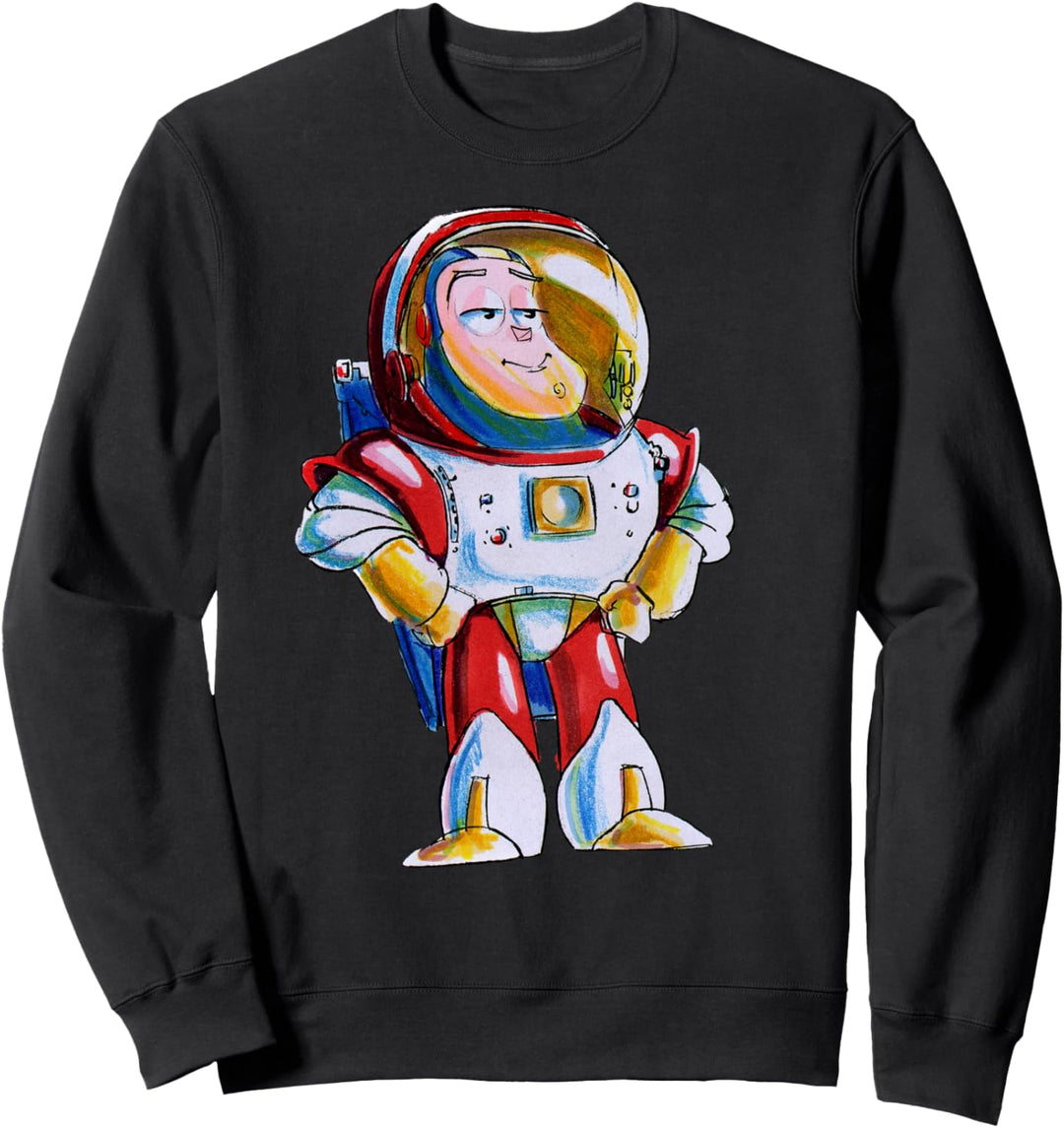 Disney Pixar Toy Story Buzz Lightyear Color Sketch Sweatshirt