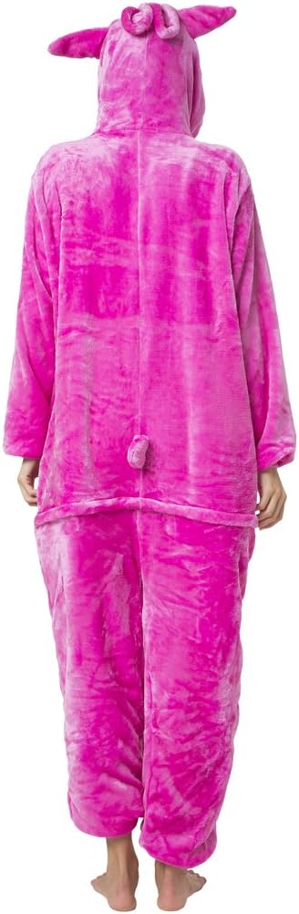 Katara Plüsch Kostüme/Onesies für Erwachsene, (Herren, Damen, Unisex) S Rosa Stich, S Rosa Stich