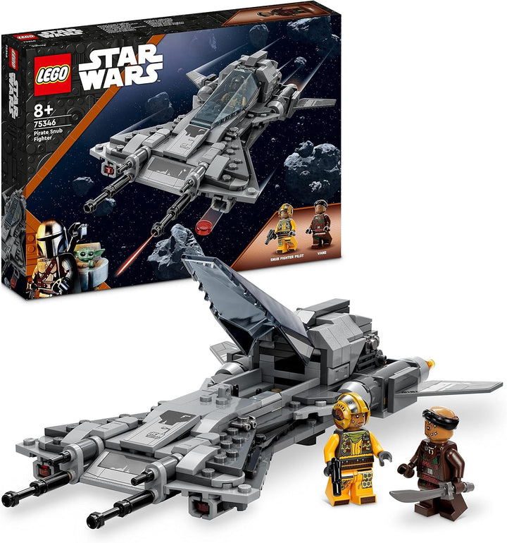 LEGO Star Wars Snubfighter der Piraten Set, The Mandalorian Staffel 3 Spielzeug zum Bauen mit Starfi