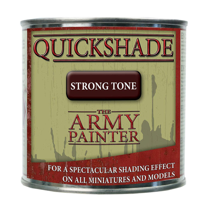 The Army Painter Quickshade Dip StrongTone, für schnellen Eintauchen und Schattieren ganzer Wargamin