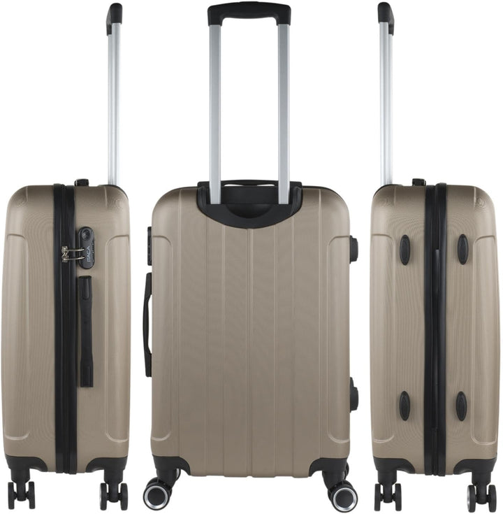 ITACA - Reisekoffer der Firma, Set mit 4 Rädern – Set Travel Cases ABS – Set Sturdy and Light Travel