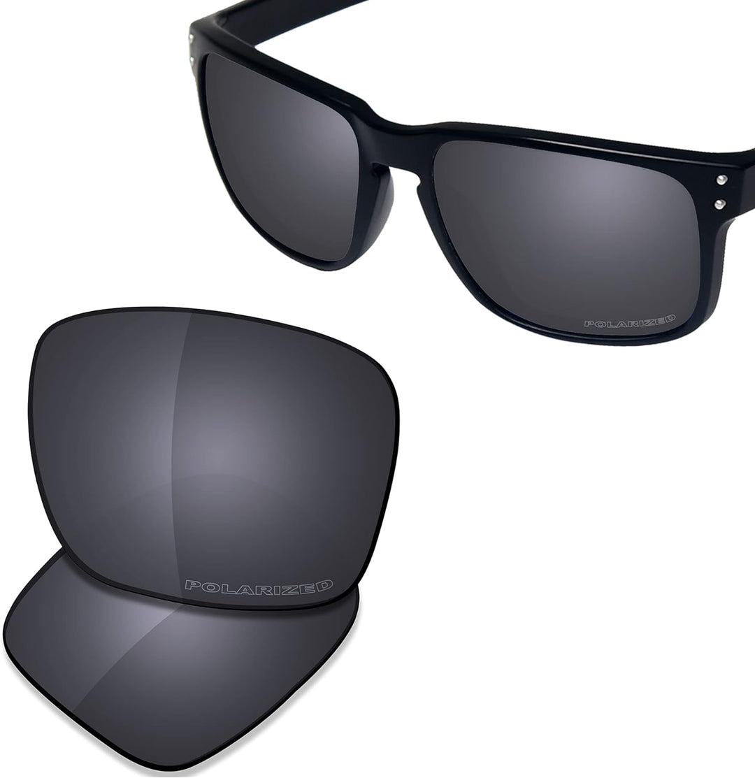 Saucer Premium Ersatzgläser für Oakley Holbrook Mix OO9384 Sonnenbrillen High Definition - Shield Bl